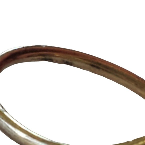 Vintage Gold Sterling Silver Wrap Ring Spiral Adjustable Boho Size 4.5 To 7 - Picture 9 of 17